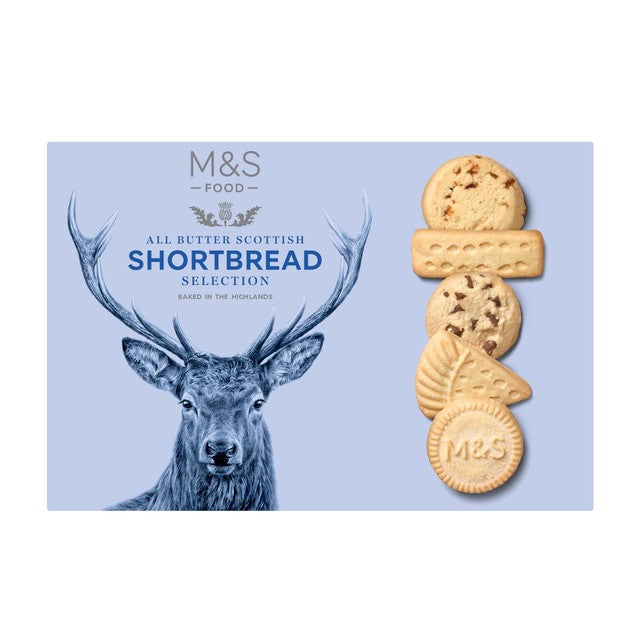 M&S Shortbread Selection Butter Chocolate 450g (British brand)