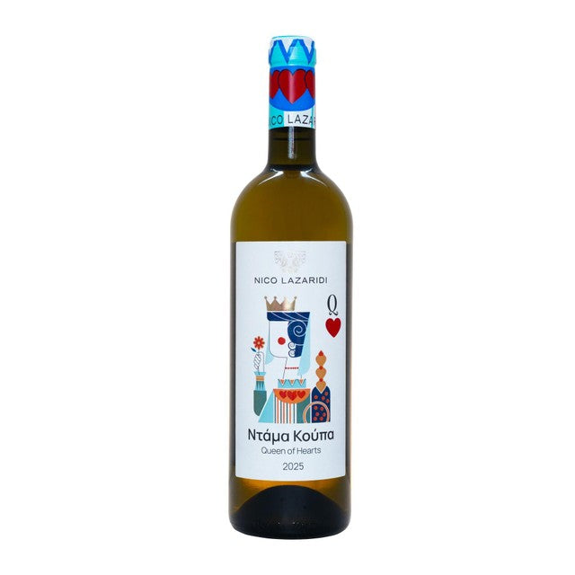 Nico Lazaridi Queen of Hearts white wine 750ml, UK version