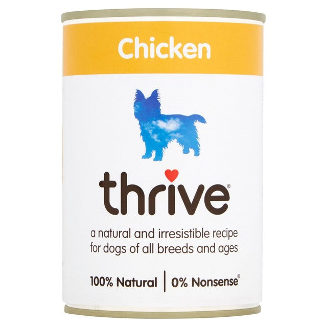 Thrive Natural Dog Food Chicken 400g (British brand)