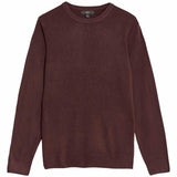 M&S men's cashmilon crew neck jumper Burgundy S, imported from the UK
