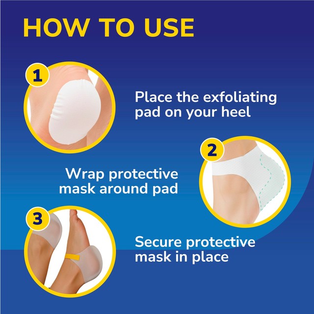 Scholl heel peel mask 18g - British product