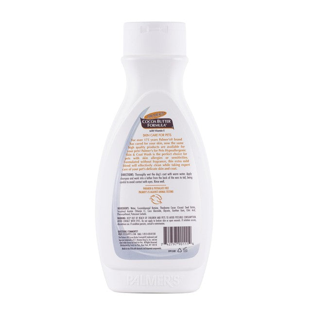 Palmer's Dog Shampoo Sensitive Skin 473ml, imported from the UK