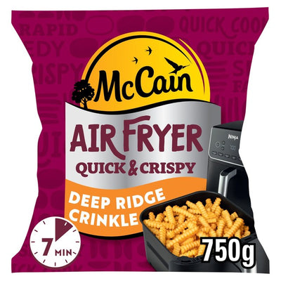 M&S Frites surgelées McCain Air Fryer Deep Ridge Crinkle Cut 750g - Acheter en ligne sur McGrocer