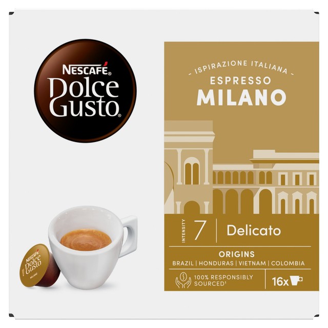 Nescafe Dolce Gusto Milano 16 coffee pods, imported from the UK
