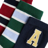 M&S boys cotton-rich ankle socks blue mix 3-pack - British product