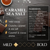 Lindt dark caramel sea salt chocolate bar 100g, UK version