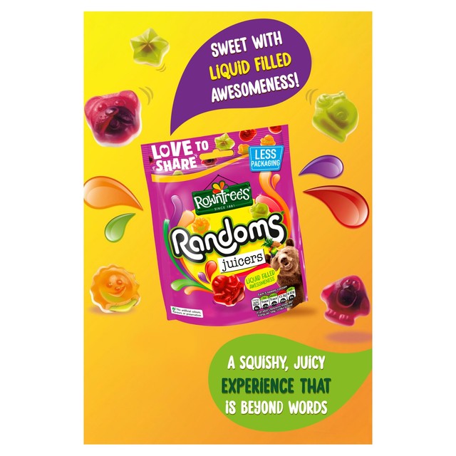 Rowntree's assorted fruit flavoured chewy sweets 140g, imported from the UK