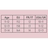 Selenacare teens period knickers sporty black size 12-13 years (British brand)
