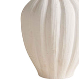 M&S large fluted neck ceramic vase, 38.8cm tall (British brand)