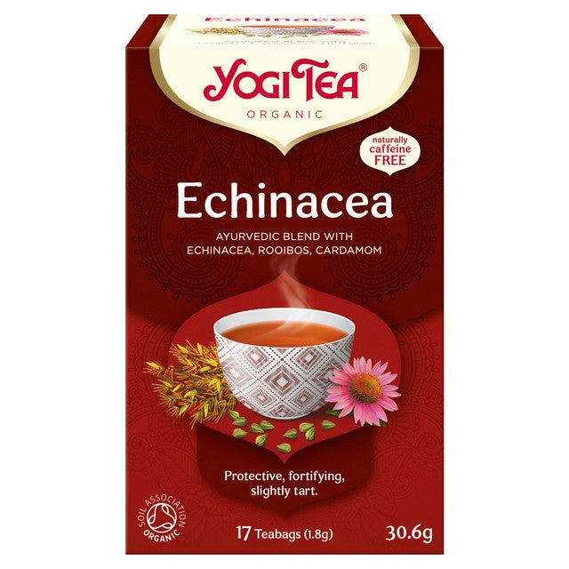 Yogi Tea echinacea herbal tea 17 count (British brand)