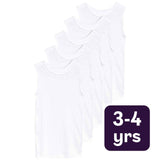 M&S cotton vests white 3-4 years, imported from the UK