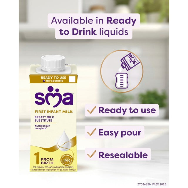 SMA Pro 1 First Infant Milk Powder from birth 800g (British brand)