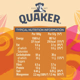 Quaker caramelised biscuit flavour hot oat cereal pot 57g, imported from the UK