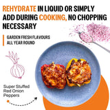 JUX freeze-dried red onion pieces 25g, UK version