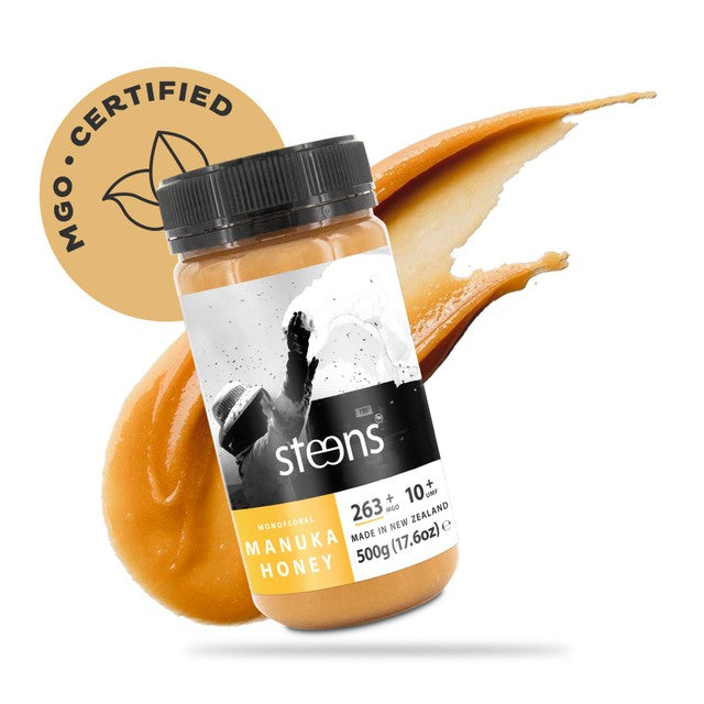 Steens MGO 263 Manuka Honey 500g (British brand)