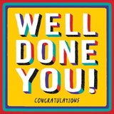 Woodmansterne congratulations card 17.3cm x 16.7cm (British brand)
