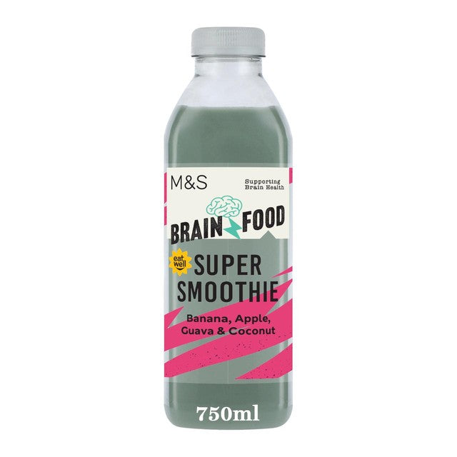 M&S Brain Food Super Smoothie bottle, UK version