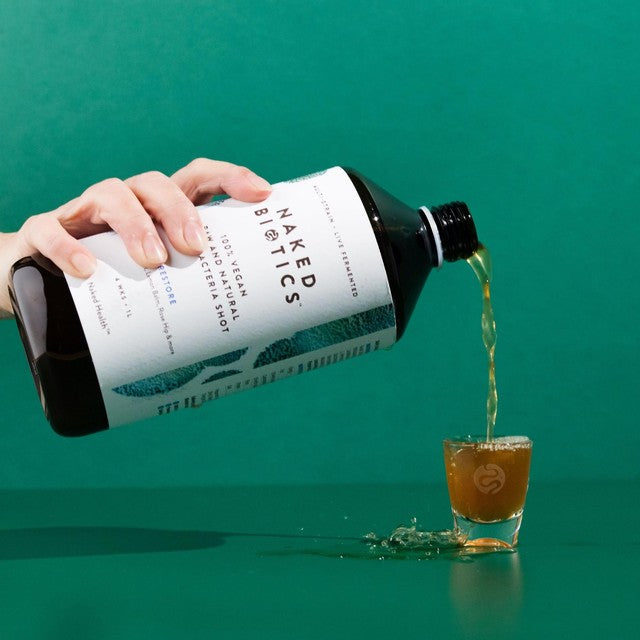 Naked Biotics Restore gut health shot 1L, imported from the UK
