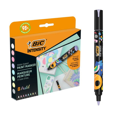 M&S Bic Intensity Pastel Paint Markers Paint Marker Set 8 pk- Buy online at McGrocer
