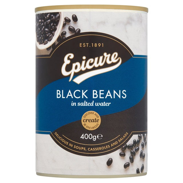 Epicure black beans 400g - British product