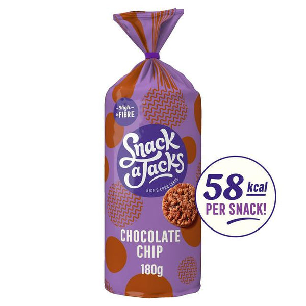 Snack a Jacks Jumbo Chocolate Chip Rice Cakes 180g