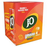 J2O orange and passionfruit soft drink 4x250ml, UK version