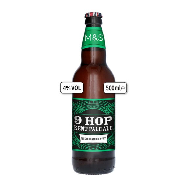 M&S 9 Hop Pale Ale 500ml, imported from the UK