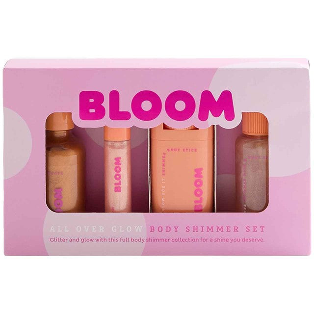 M&S Womens Bloom Body Shimmer Set four-piece set (British brand)
