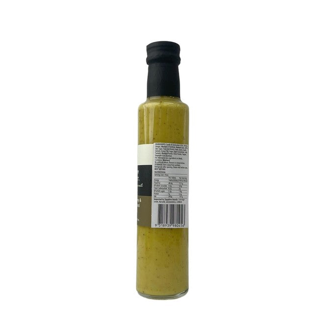Random Harvest honey seeded mustard dressing 250ml, imported from the UK