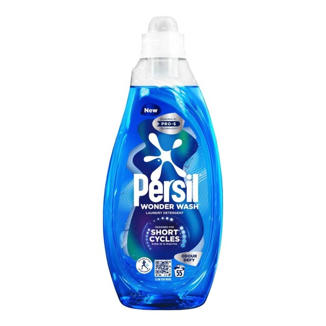 Persil Wonder Wash Odour Defy detergent 55 washes, imported from the UK