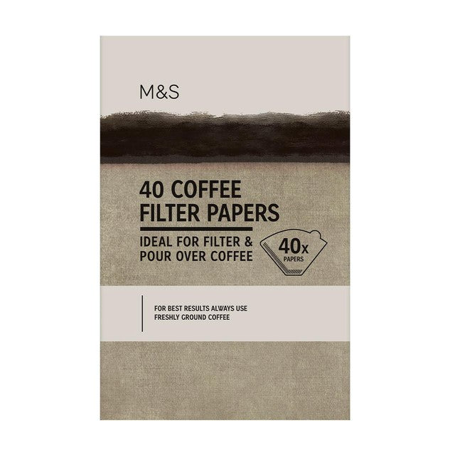 M&S 4 cup coffee filter papers, imported from the UK