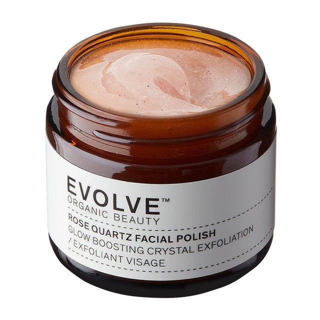Evolve Beauty Rose Quartz Facial Polish 60ml - British product