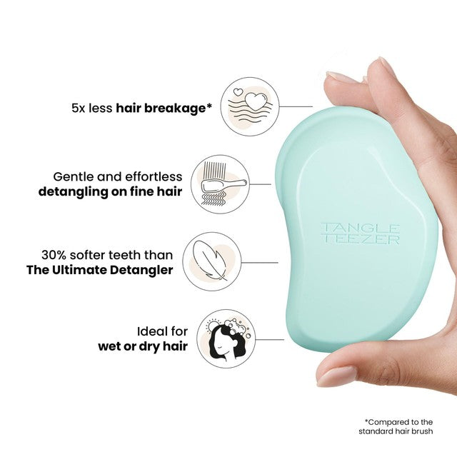 Tangle Teezer detangling hairbrush Mint Violet (British brand)