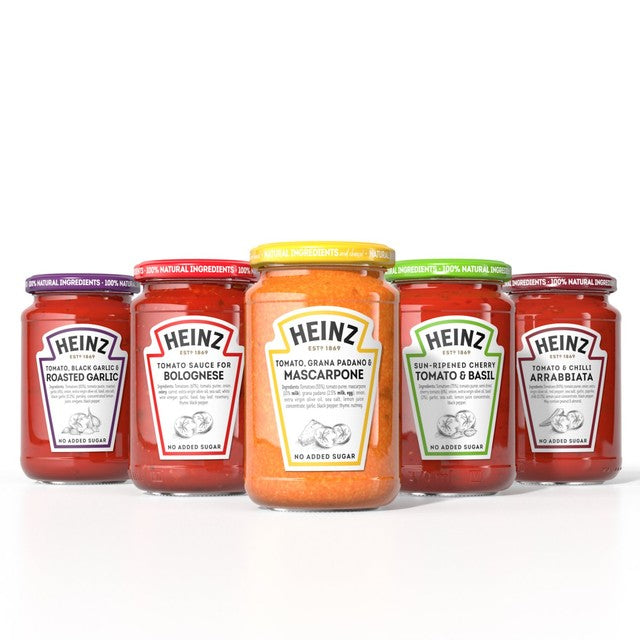 Heinz Black & Roasted Garlic Pasta Sauce 350g, UK version