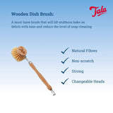 Tala wooden dish brush, UK version