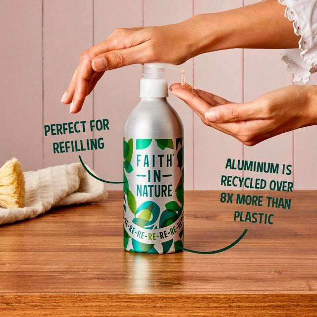 Faith In Nature Aluminium Refill Bottle 65g - British product