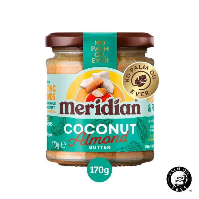 Meridian coconut almond butter 170g, imported from the UK