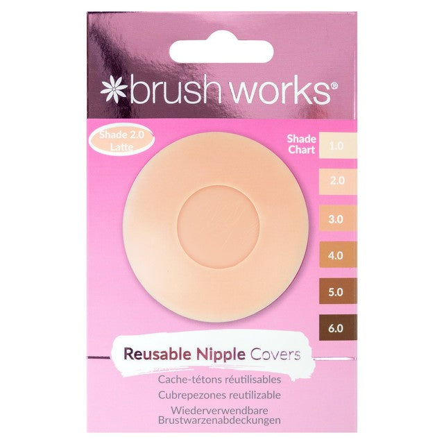 Brushworks reusable silicone nipple covers - British product
