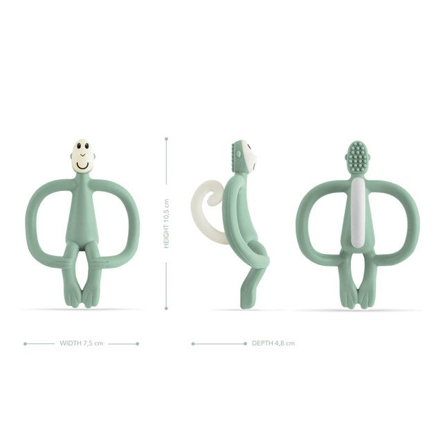 Matchstick Monkey Mint Green Teether, imported from the UK