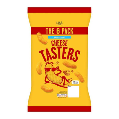 M&S Käse-Kostproben-Mais-Snack-Multipack mit reduziertem Fettgehalt
