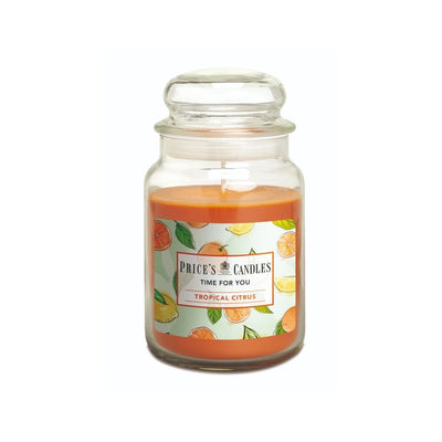 M&S Price's Tropical Citrus Large Jar Candle 510g- Buy online at McGrocer