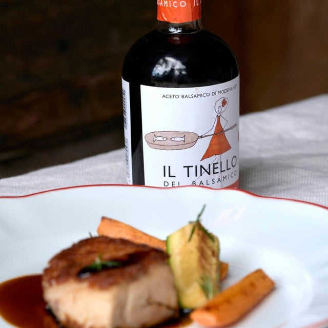 Il Tinello Balsamic Vinegar Orange Label Medium Acidity 250ml, UK version