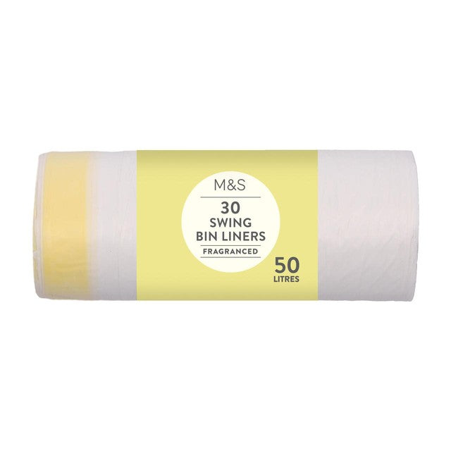 M&S fragranced bin liners 50L 30 pack, imported from the UK