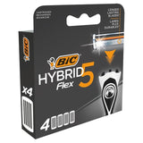 BIC Hybrid 5 razor blade refills 4 pack - British product