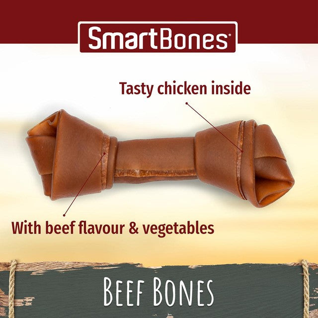 SmartBones beef dog treats 128g (British brand)