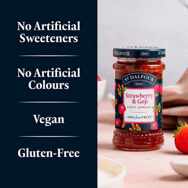 St Dalfour strawberry and goji fruit spread 170g (British brand)
