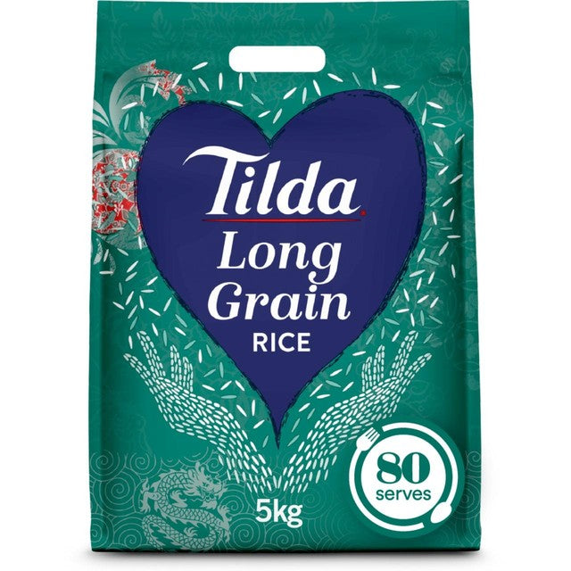 Tilda long grain rice 5kg (British brand)