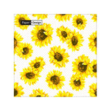 Duni Sunflower Garden paper napkins 33cm (British brand)