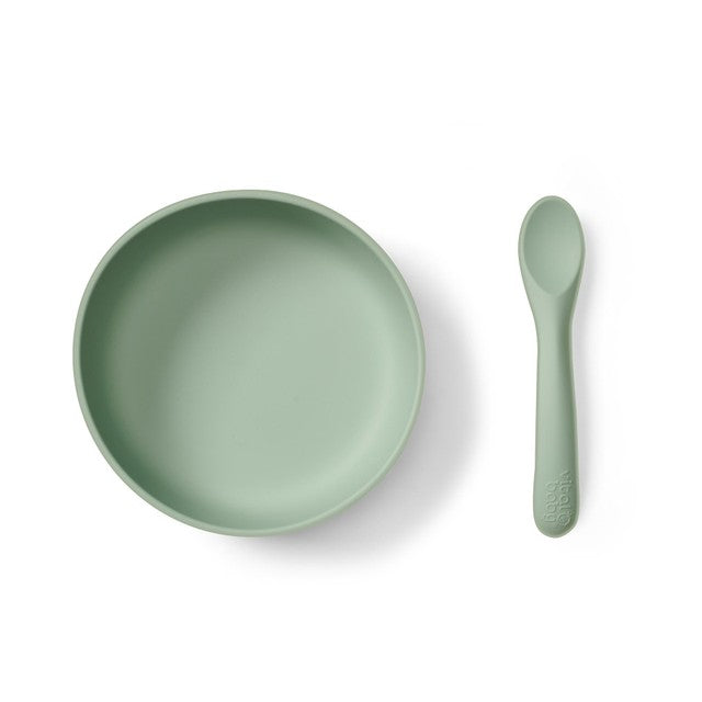 Vital Baby silicone suction feeding bowl set mint (British brand)