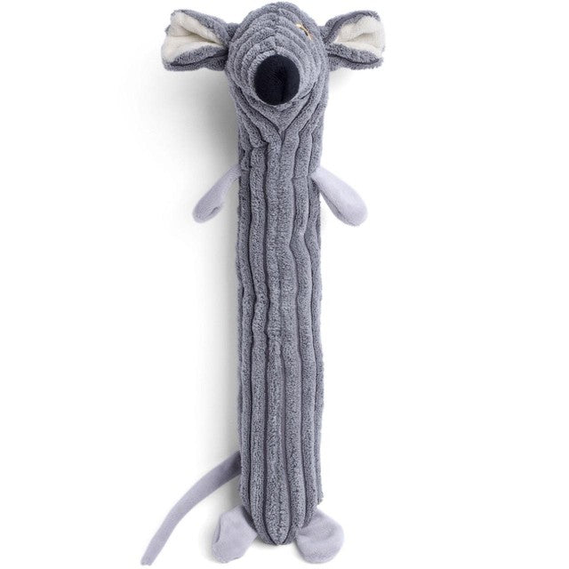 Petface Farmyard Buddies Mouse Stick Dog Toy, imported from the UK